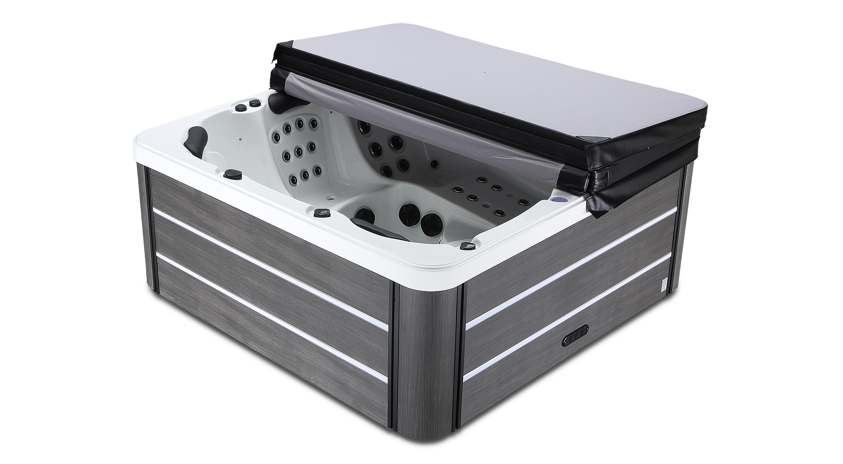 Isolierabdeckung mit Schnee